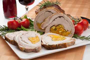 Staffed Pork Loin Roulade