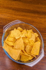 nachos ready to serve in a bowl