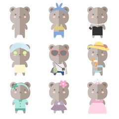 Obraz premium Female Teddy Bear Costumes