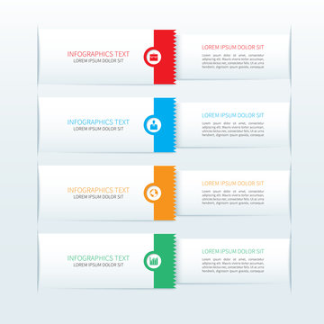 Modern business infographics banner