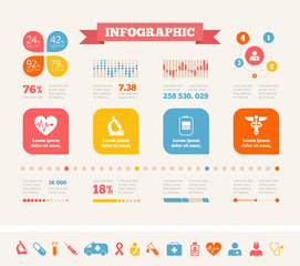 Medical Infographic Template.