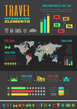 Travel Infographic Template.