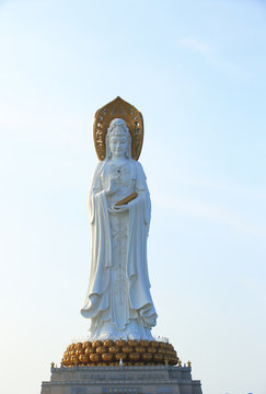 kwan-yin statue in hainan island ,china