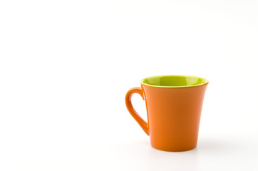 Isolated Orange mug