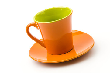 Isolated Orange mug