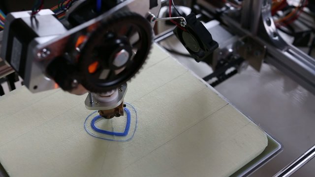 Printing plastic model with Plastic Wire Filament on 3D Printer