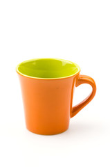 Isolated Orange mug