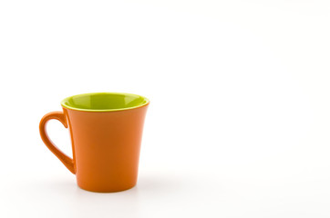 Isolated Orange mug