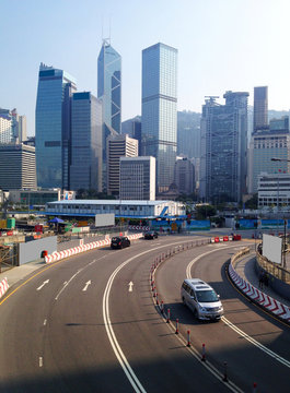 Hong Kong Street and office buildings