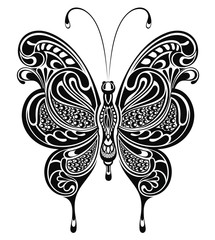 Butterfly. Tattoo design