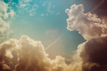 Cloud light sky