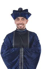 Wizard isolated on the wise background
