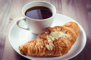 Fresh baked croissants