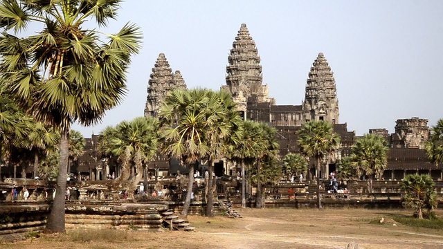 ancient temple, angkor wat, cambodia