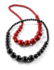 black and red collars
