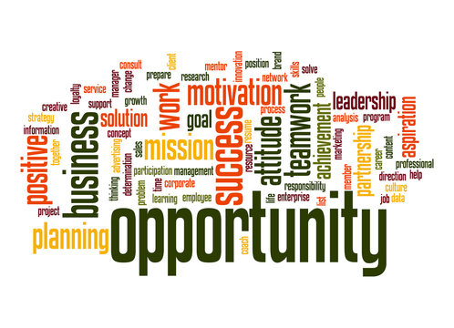 Opportunity word cloud
