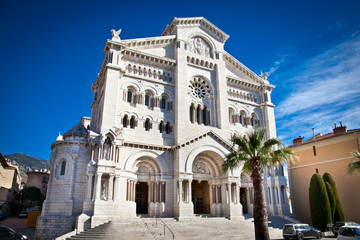 Obraz premium Saint Nicholas Cathedral in Monte Carlo, Monaco.