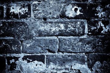 Vintage background - brickwork, night