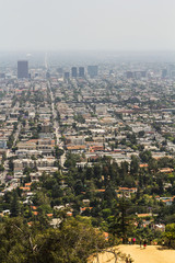 Smog above Los Angeles