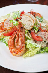 Tasty shrimp salad