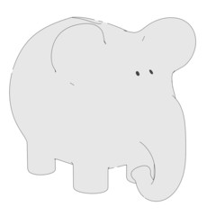 cartoon illustration of piggy bank