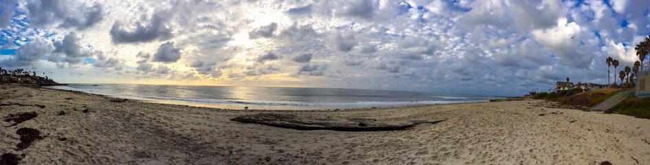 Pacific Ocean Landscape Panoramic