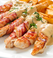 Chicken Rolls CloseUp