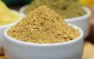 Henna and sandalwood powder