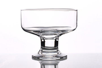 Elegant glass isolated on a white background