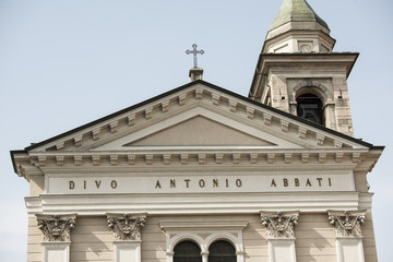 Fototapeta na wymiar Kirche St Anthony Abbot w Locarno