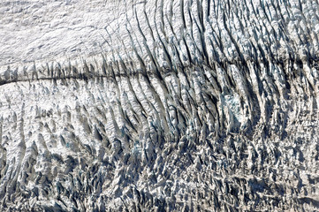 Fox glacier, aerial photography - New Zealand