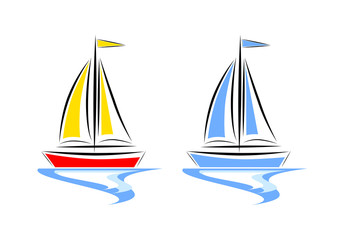 Sailboat set