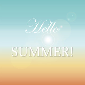 Hello   summer!