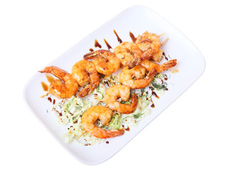 shrimps shashlik