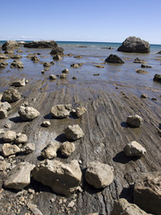 rocks on the shore