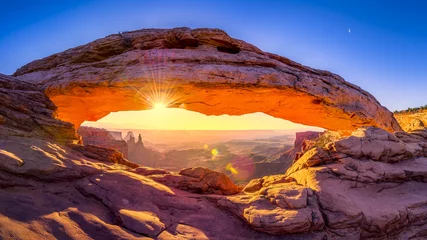Wandaufkleber Mesa Arch-Panorama © dfikar