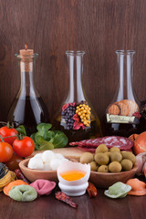 Traditional Italian foods