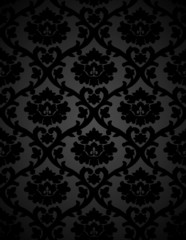 Seamless damask wallpaper