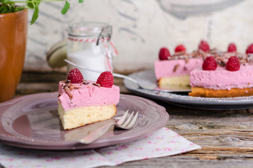 Himbeersahnetorte