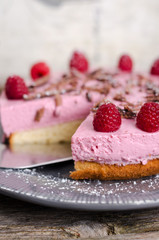 Himbeersahnetorte