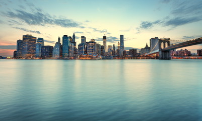 Fototapeta premium Skyline de Manhatta, Nowy Jork.