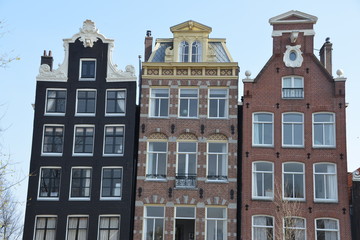 Amsterdam houses, Holland - 63253025