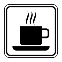 Logo tasse. Cafétéria.