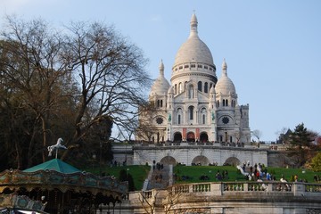 Basilica of Sacre Coeur cathedral, Paris