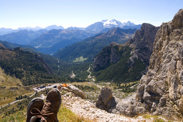Fototapeta na wymiar Falzaregopass - Dolomiten - Alpen