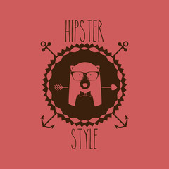 Animal hipster design