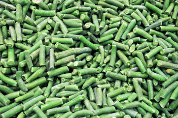 Ready to cook frozen haricots