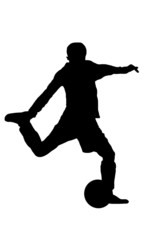 Fototapeta na wymiar soccer player