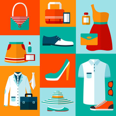 Shopping fashion design elements