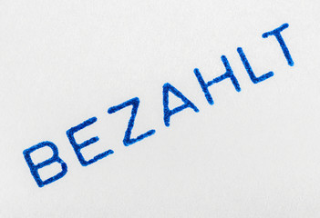 Bezahlt